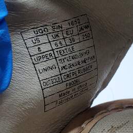 UGG Tan Delmar Leather Jute Espadrille Wedge Sandals Sz 8 alternative image