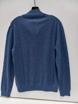 Men's Banana Republic Merino Wool Pullover 1/4 Zip Sweater Sz M NWT alternative image