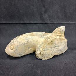 Stone Fish Sculpture