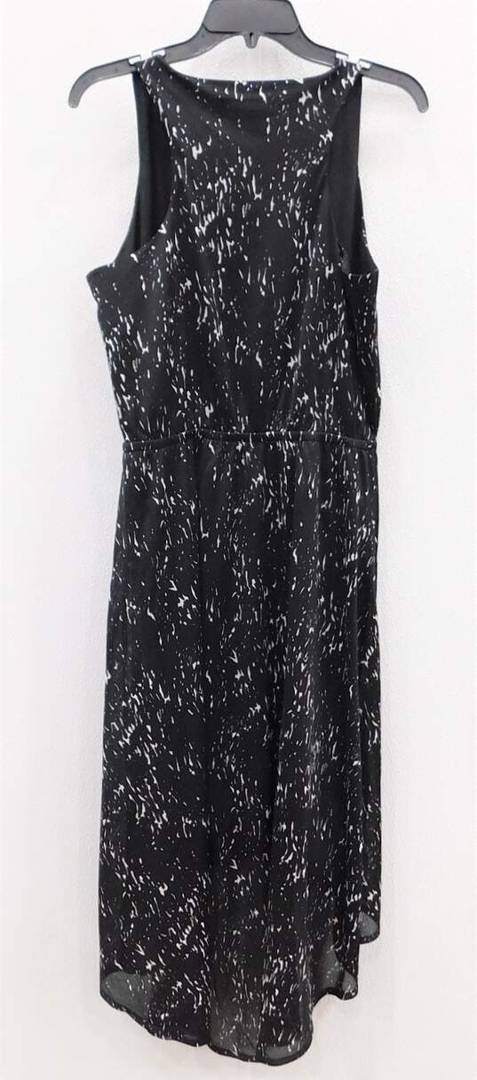 The Limited Womens Long Black White Sleeveless High Low Dress Size M image number 2
