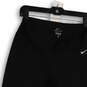 Womens Black Dri-Fit Elastic Waist Stretch Pull-On Cropped Pants Size M image number 3