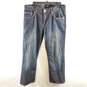 Armani Exchange Men Blue Washed Jeans Sz 34 Long image number 1