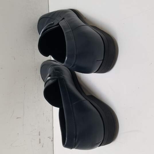 Calvin Klein Navy Blue Leather Loafer Men Size 8 image number 4