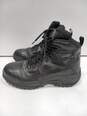 Reebok Black Leather Oil And Slip Resistant Boots Size 11.5W image number 1