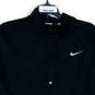Mens Black Dri-Fit Long Sleeve Mock Neck 1/4 Zip Pullover T-Shirt Size XXL image number 3