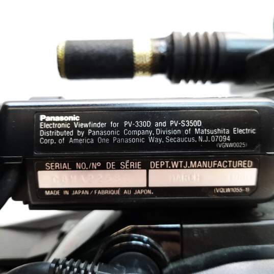 Panasonic OmniMovie PV-330D VHS Camcorder image number 4
