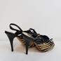 Vince Camuto Black Patent Leather Snakeskin Heels Women's Size 8.5B image number 4