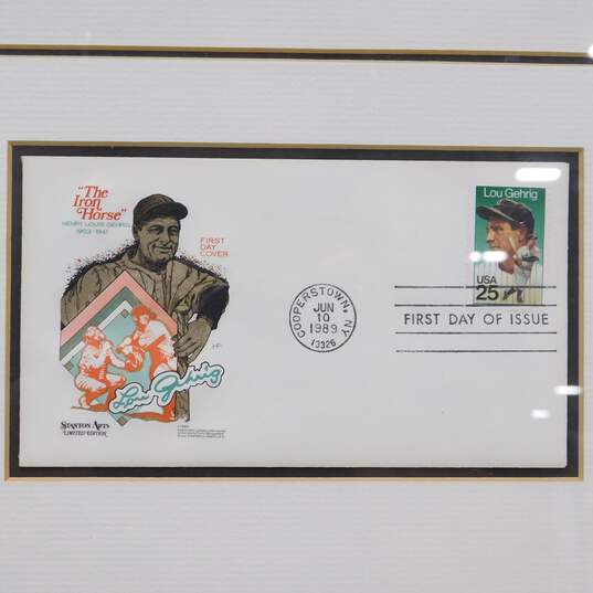 Lou Gehrig The Iron Horse Barry Leighton-Jones Commemorative Display Yankees image number 4