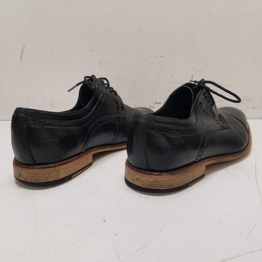 Stacy Adams Leather Carany Oxfords Black 11.5 image number 4