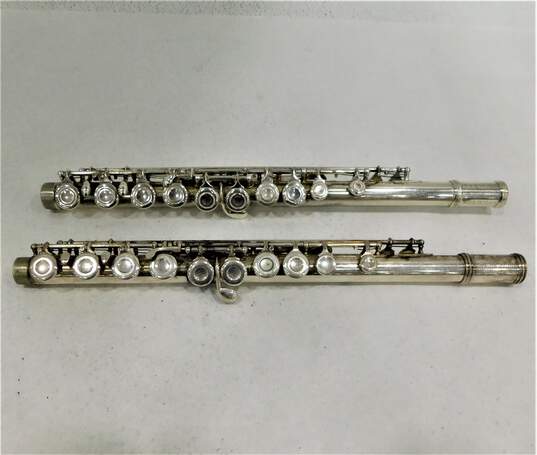 VNTG Gemeinhardt and Rampone Brand Flutes w/ Cases and Accessories (Set of 2) image number 6