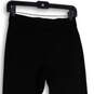 Womens Black Flat Front Slash Pocket Straight Leg Dress Pants Size 00 image number 3