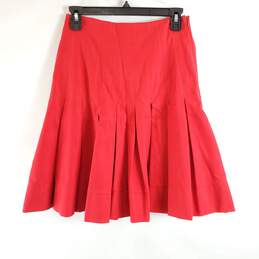 Ralph Lauren Women Red Skirt Sz 2
