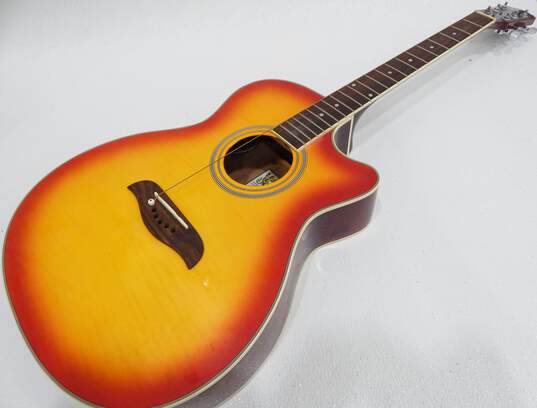 Oscar Schmidt by Washburn Brand OACEFCS Model Acoustic Electric Guitar image number 6