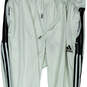 Mens Aeroready White Side Striped Drawstring Waist Track Pants Size XL image number 3