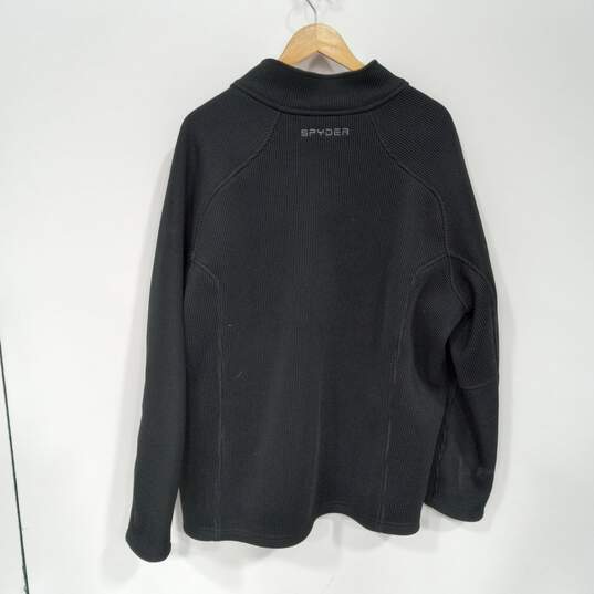 Spyder Full Zip Long Sleeve Sweater Jacket Size XL image number 2