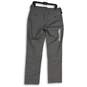 NWT Mens Gray Flat Front Slash Pocket Flex Slim Fit Chino Pants Size 34X32 image number 2