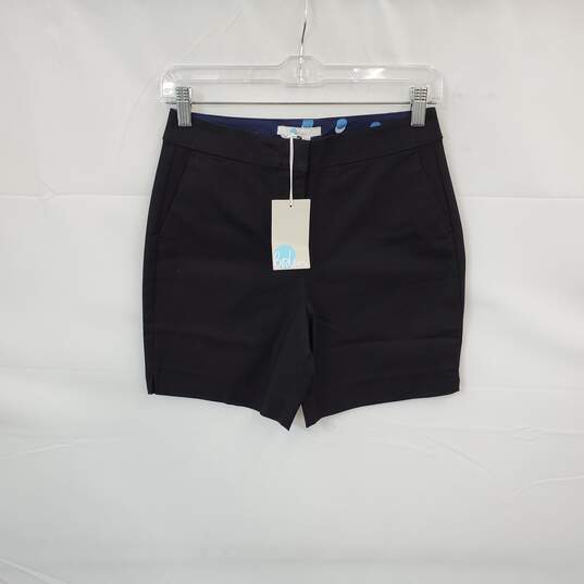Boden Black Cotton Shorts WM Size 2 NWT image number 1