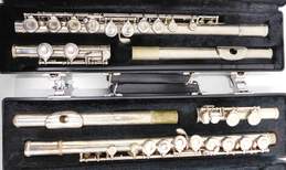 Gemeinhardt Model 2NP and Armstrong Model 104 Flutes w/ Cases and Accessories (Set of 2)