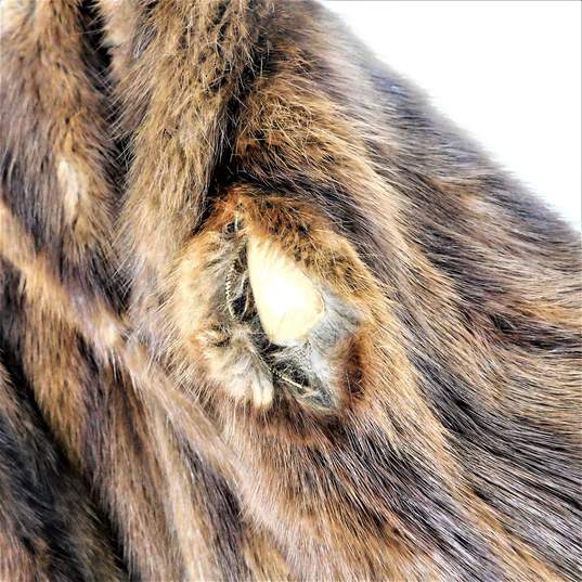 Vintage Fashion Colony Women's Mink Fur Stole Shawl image number 7
