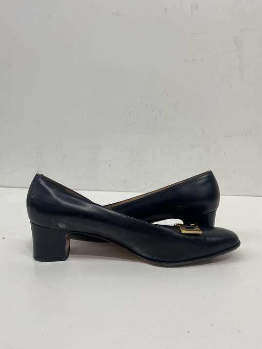 Salvatore Ferragamo Black Pump Heel Women 8.5 image number 4