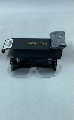 Herjour Black Sunglasses - Size One Size
