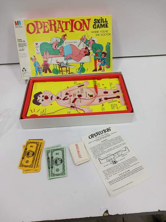 Milton Bradley Operation Board Game 1965 image number 1