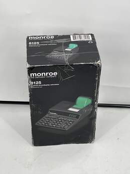 Monroe 8125 Heavy Duty 12 Digit Desktop Printing Calculator W-0550597-I