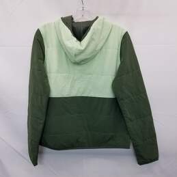 The North Face Womens Green Pullover Sweatshirt Jacket w Hood Size M alternative image