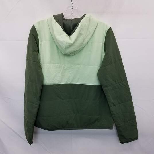The North Face Womens Green Pullover Sweatshirt Jacket w Hood Size M image number 2