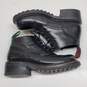 Kickers Black Lace Up Leather Boots Size 10.5 image number 2