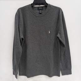 Polo Ralph Lauren Gray Long Sleeve Shirt Size L