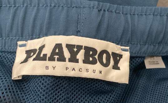 Playboy Men's Blue Swim Shorts- M NWT image number 6