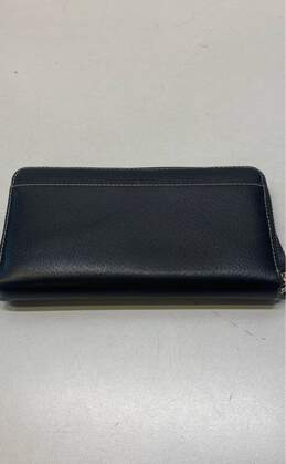 Kate Spade Black Leather Travel Zip Around Envelope Card Wallet alternative image