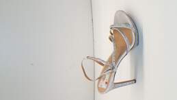 Thalia Sodi Livy Platform Dress Sandals Women's Shoes, silver bling, Size 8M