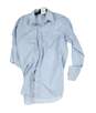 Van Heusen Blue Long Sleeve Button Up Dress Shirt Size 34/35 image number 3