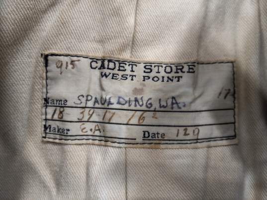 Vintage Cadet Store West Point Military Dress Coat Size 39 image number 5