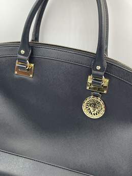 Womens New Recruits Black Leather Top Handles Dome Satchel Bag W-0526751-E alternative image