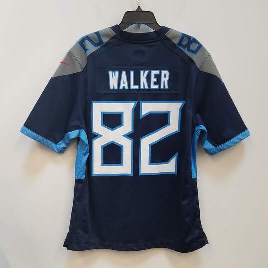 Nike Mens Blue Tennessee Titans Delanie Walker #82 Football NFL Jersey Sz L image number 2