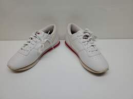 Wm Fila Machu White Classic Lace Up Sneakers Sz 8.5