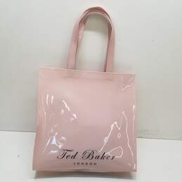 Ted Baker London Bow Detail Plastic Tote Pink