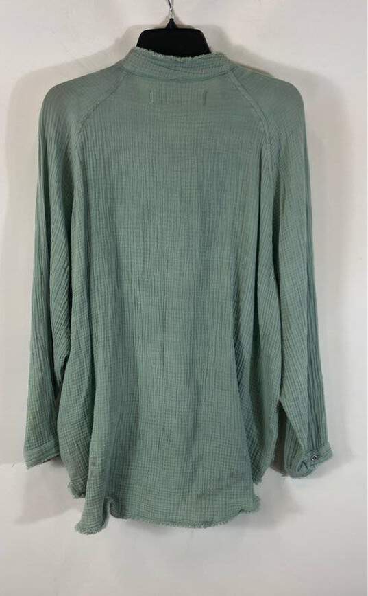 Free People Green Long Sleeve - Size X Small NWT image number 6