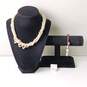 Youthful Warm Tones Pearl Fashion Jewelry Set image number 1