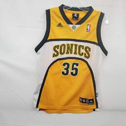 Adidas Seattle Sonics Kevin Durant #35 NBA Jersey Size Large