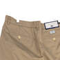 NWT Mens Khaki Classic Fit Flat Front Straight Leg Chino Pants Size 36x32 image number 4