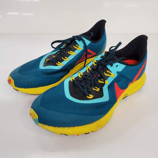 Nike Air Zoom Pegasus 36 Trail Geode Teal Sneakers Size 12.5 image number 5
