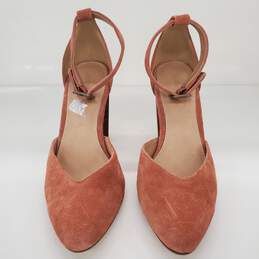 Soludos COLLETTE Red/Pink  Women's Suede Heels Size 6