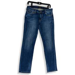 NWT Lucky Brand Sweet Womens Blue Denim Medium Wash Mid Rise Ankle Jeans Sz 6/28