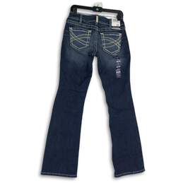 NWT Womens Blue Denim Medium Wash Mid Rise Bootcut Leg Jeans Size 27R alternative image