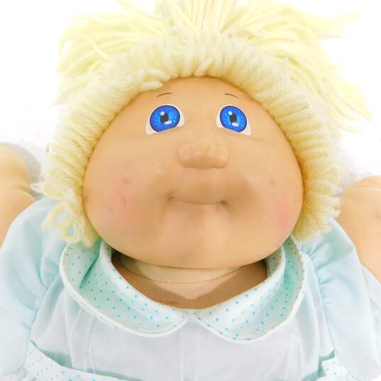 Vintage 1978 1982 Cabbage Patch Kids Girl Doll Blonde Hair Blue Eyes Original image number 3