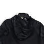 NWT Womens Black Camouflage Long Sleeve Pockets Pullover Hoodie Size Small image number 4